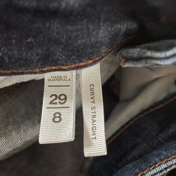 LOFT made and loved curvy straight women’s frayed cuffed jean. Size 29/8 - Picture 12 of 14